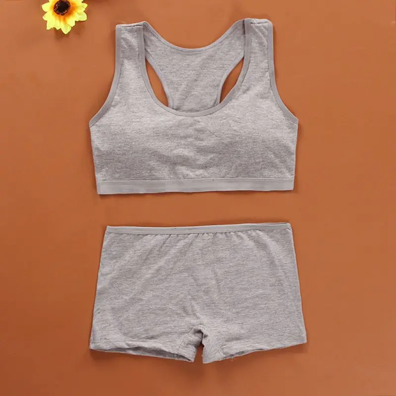 Комплект нижнего белья для девочек детский спортивный тренировочный