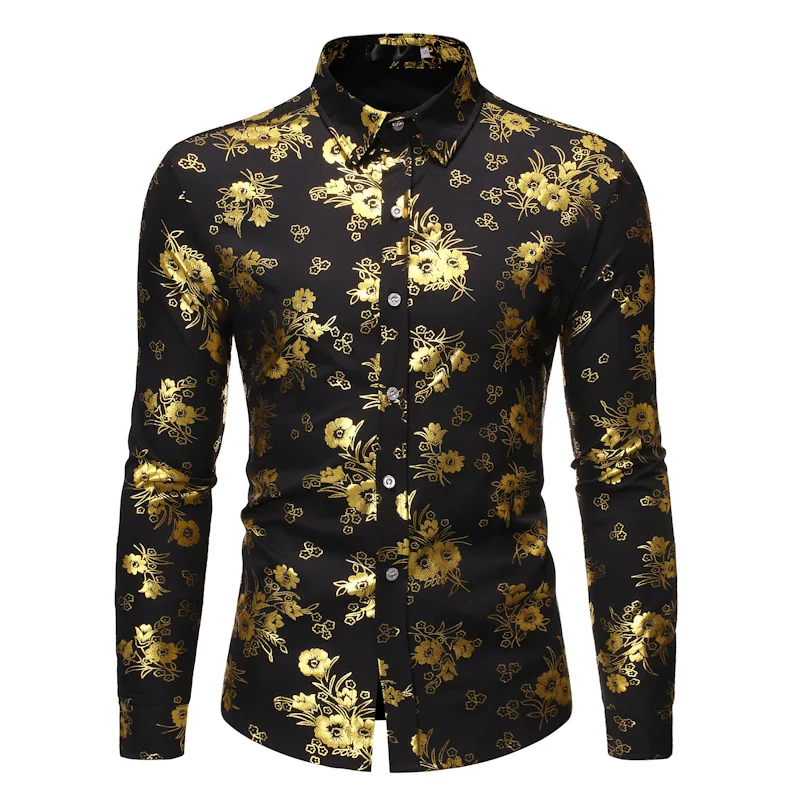

Men's shirts, spring menswear, men's printed shirts, long-sleeved shirts men's, fashionable shirts
