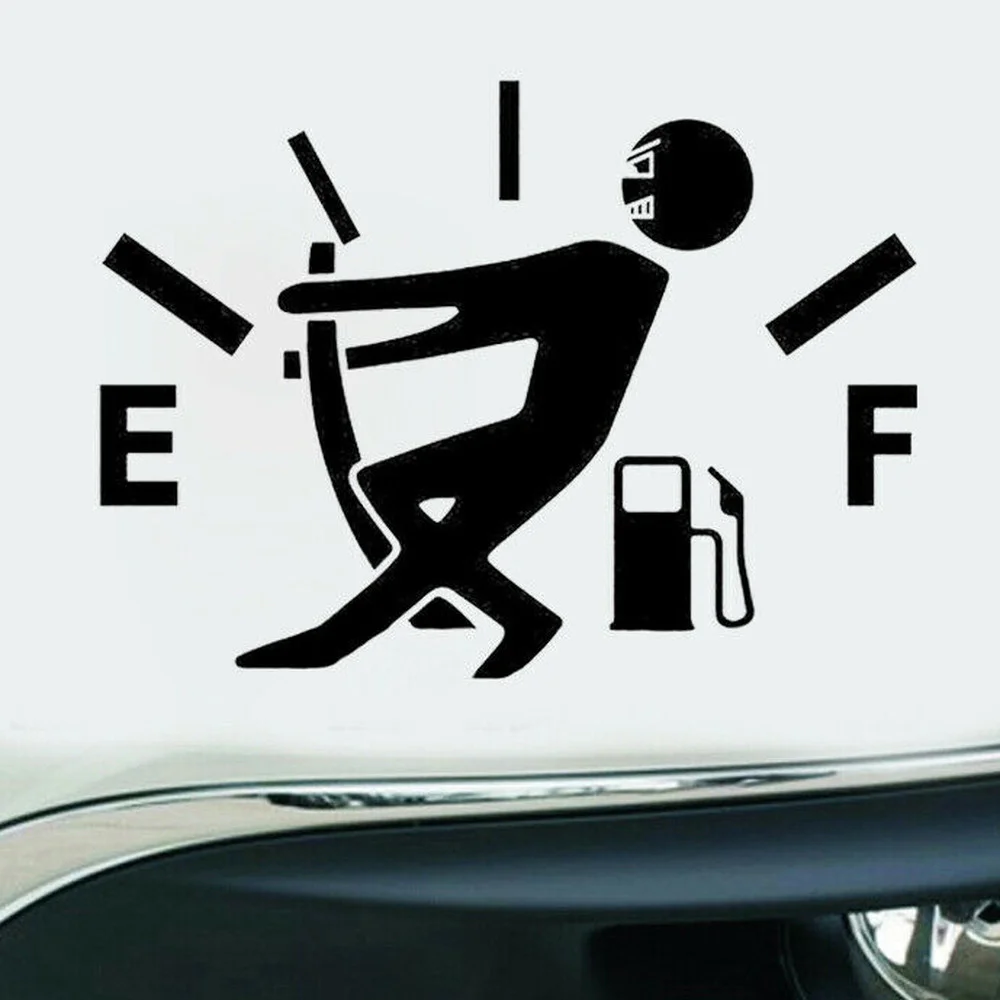 

Vinyl Black Car Stickers Styling High Gas Consumption Trunk Window Door Funny Auto Sticker Decal Car Accessories Universal