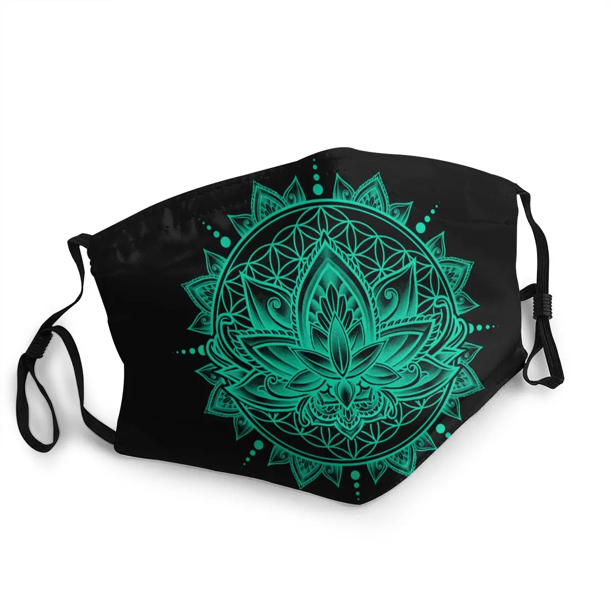 

Lotus Mandala Tosca Reusable Face Mask Adult Anti Dust Protection Cover Respirator Mouth Muffle