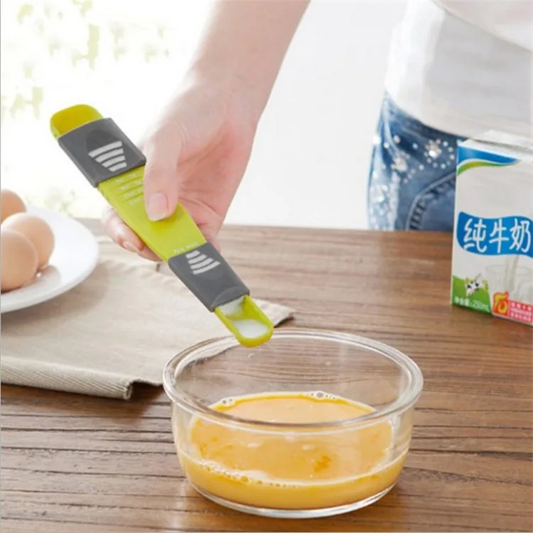 

Kitchen Eight Stalls Measuring Spoon Measuring Spoon Spoon Adjustable Measuring Spoon Grams Spoon Coffee Measuring Spoon Spoon S