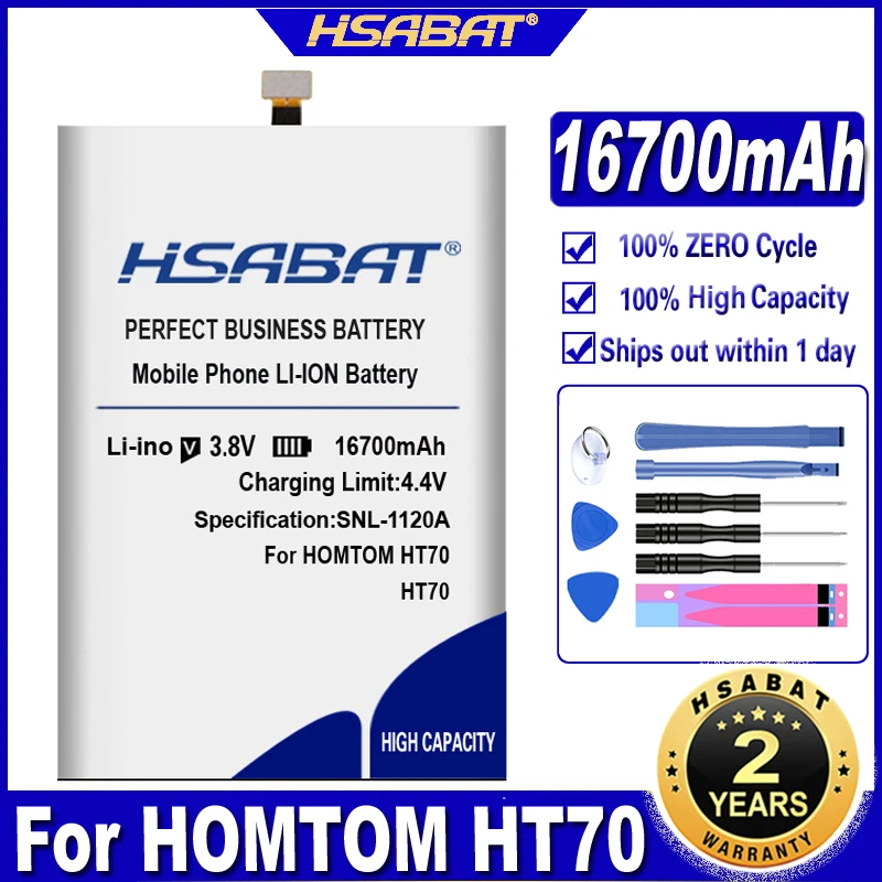 Аккумулятор HSABAT HT70 16700 мАч для стандартных батарей | Мобильные телефоны и
