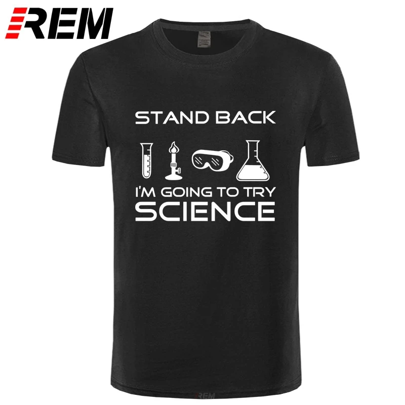 Футболка REM мужская с подставкой тенниска из 100% хлопка забавная майка рисунком
