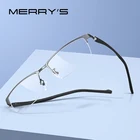 Очки MERRYS DESIGN Мужские, оправа для коррекции близорукости, TR90 ножки , оправа очков из титанового сплава