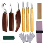 Нож для резьбы по дереву, из хромованадиевой стали, 10 в 1