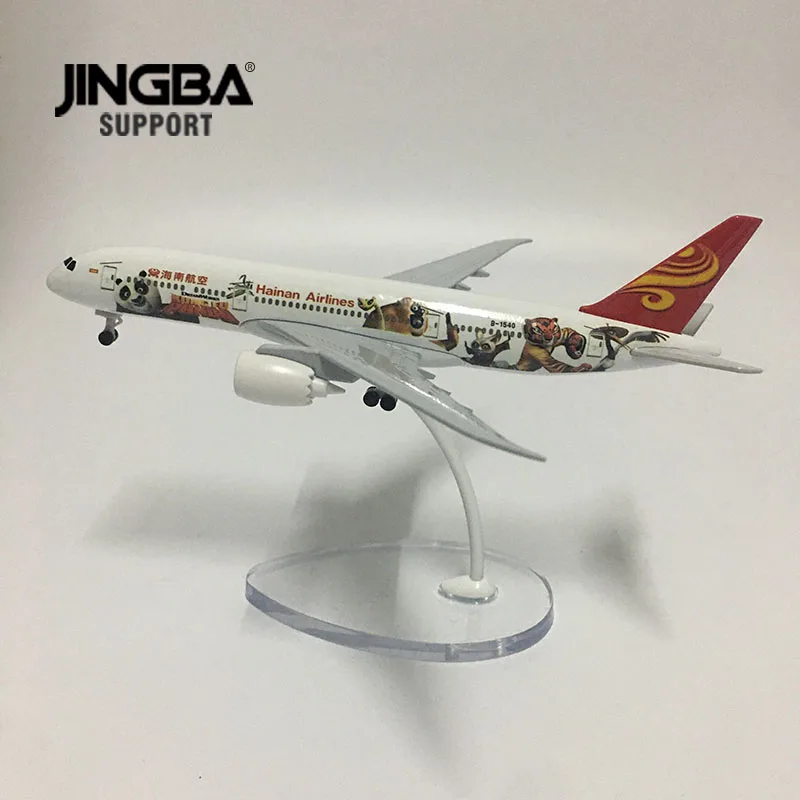 JASON TUTU 16 см Hainan Airlines панда серии Боинг 787 модель самолета модели Литые