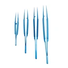 Офтальмологические щипцы с зубами пинцет прямой титановый сплав Пинцет для ресниц офтальмологические инструменты