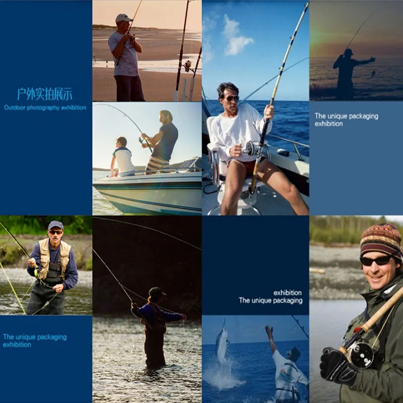 Мужские перчатки для рыбалки на открытом воздухе противоскользящие