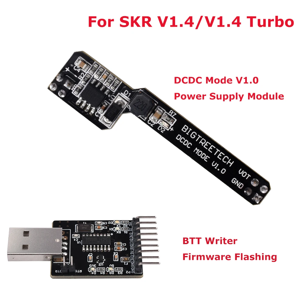 

DCDC Mode V1.0 Power Module BTT Writer Firmware Flashing for BTT SKR v1.4/1.4 Turbo Control Board WIFI Moudle 3d Printer Parts