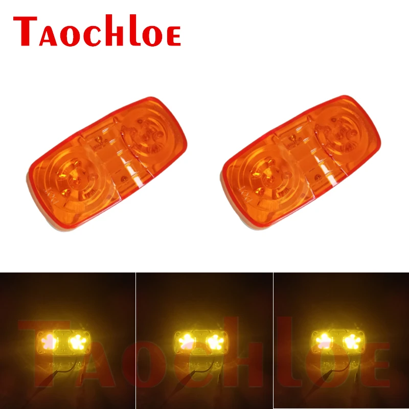 Боковые габаритные огни для грузовиков прицепов тракторов 10 шт. 12 В 24 красные