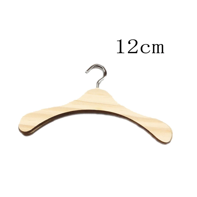 

10 Pcs of Doll Accessory Hanger Total Length Wooden Hanger for Bjd Doll
