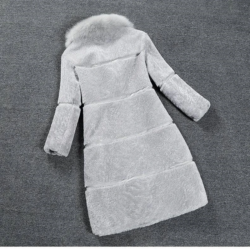 Winter New Women Fur Coat Ladies Long Sleeve Thicken Warm Jackets 2021 Casual Faux Mink Fur Coats Female Fox Fur Collar Parka