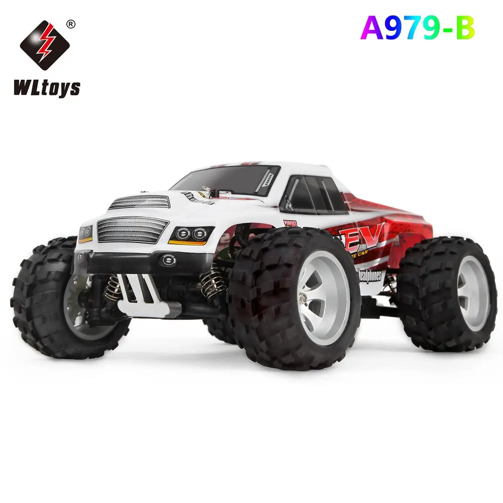 

WLtoys A979-B 1/18 гоночный автомобиль 2,4 ГГц 4WD Радиоуправляемый автомобиль 70 км/ч высокоскоростной Высококачественный большой грузовик RC Crawler Эле...