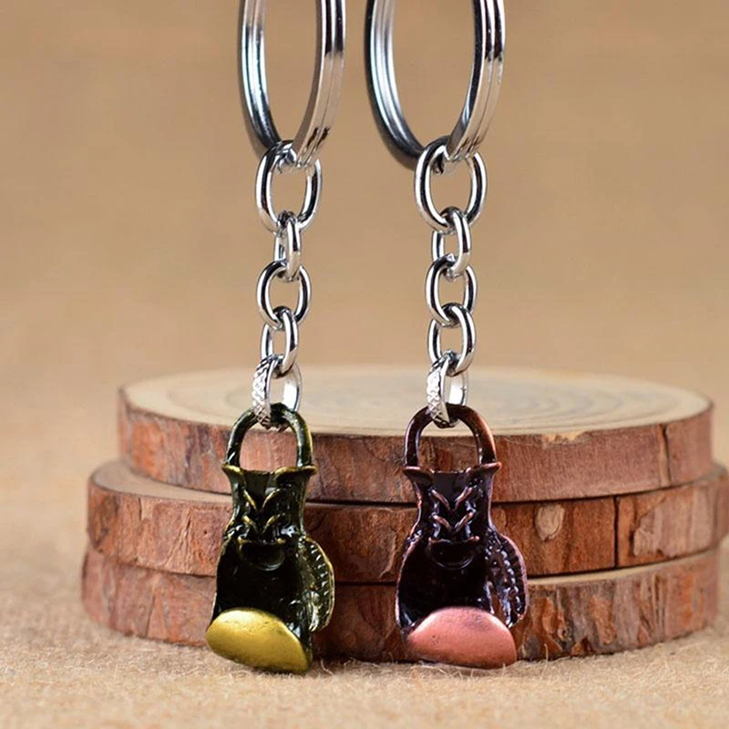 Модный Брелок Боксерские перчатки кулон боксер движение брелок DIY боевые