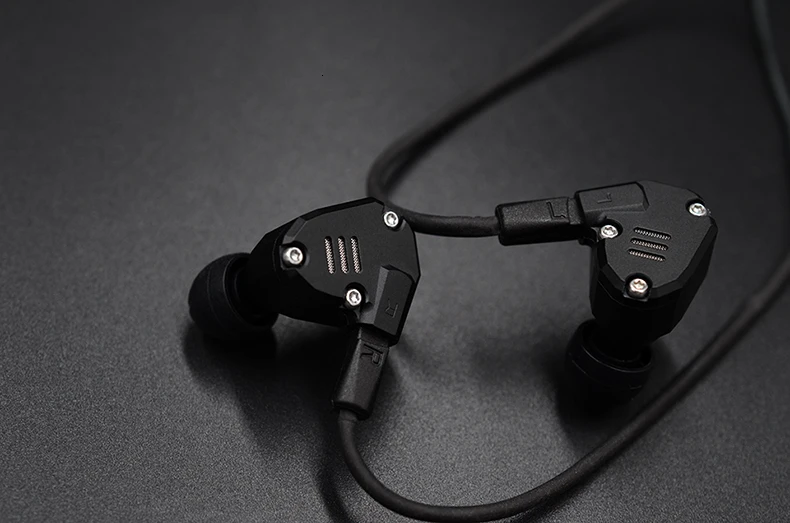 KZ ZS6 серый цвет 2DD+ 2BA гибридные наушники в ухо HIFI DJ Monito спортивные наушники ушные наушники гарнитура Металлические вкладыши KZ AS10