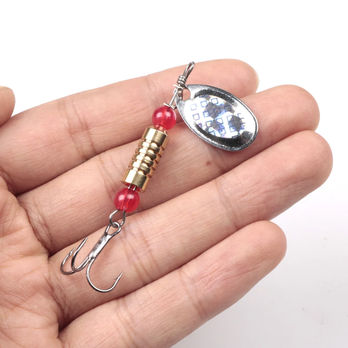 3 шт. 5 см/4 г искусственная приманка-ложка металлическая приманка-блесна рыбалка