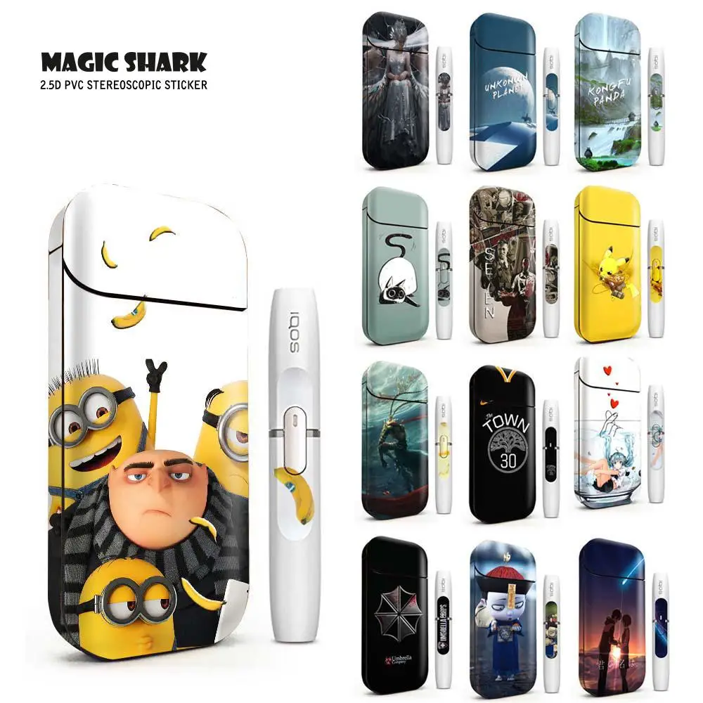 Пленка стерео Гадкий я кунг фу Панда кот для IQOS 2 4 p стикер Plus кожаный