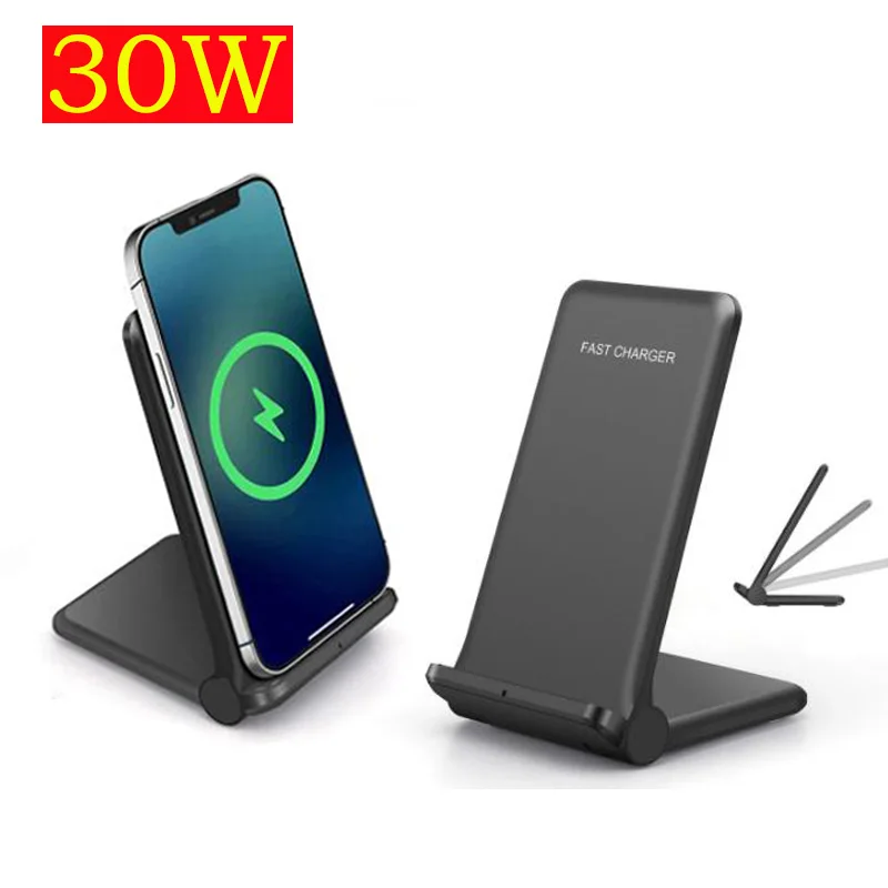 

30W Qi Wireless Charger Induction Fast Charging Pad for Blackview BV6600 BL6000 Pro BV6300 Pro BV9900 Pro BV9900E BV9500 Plus