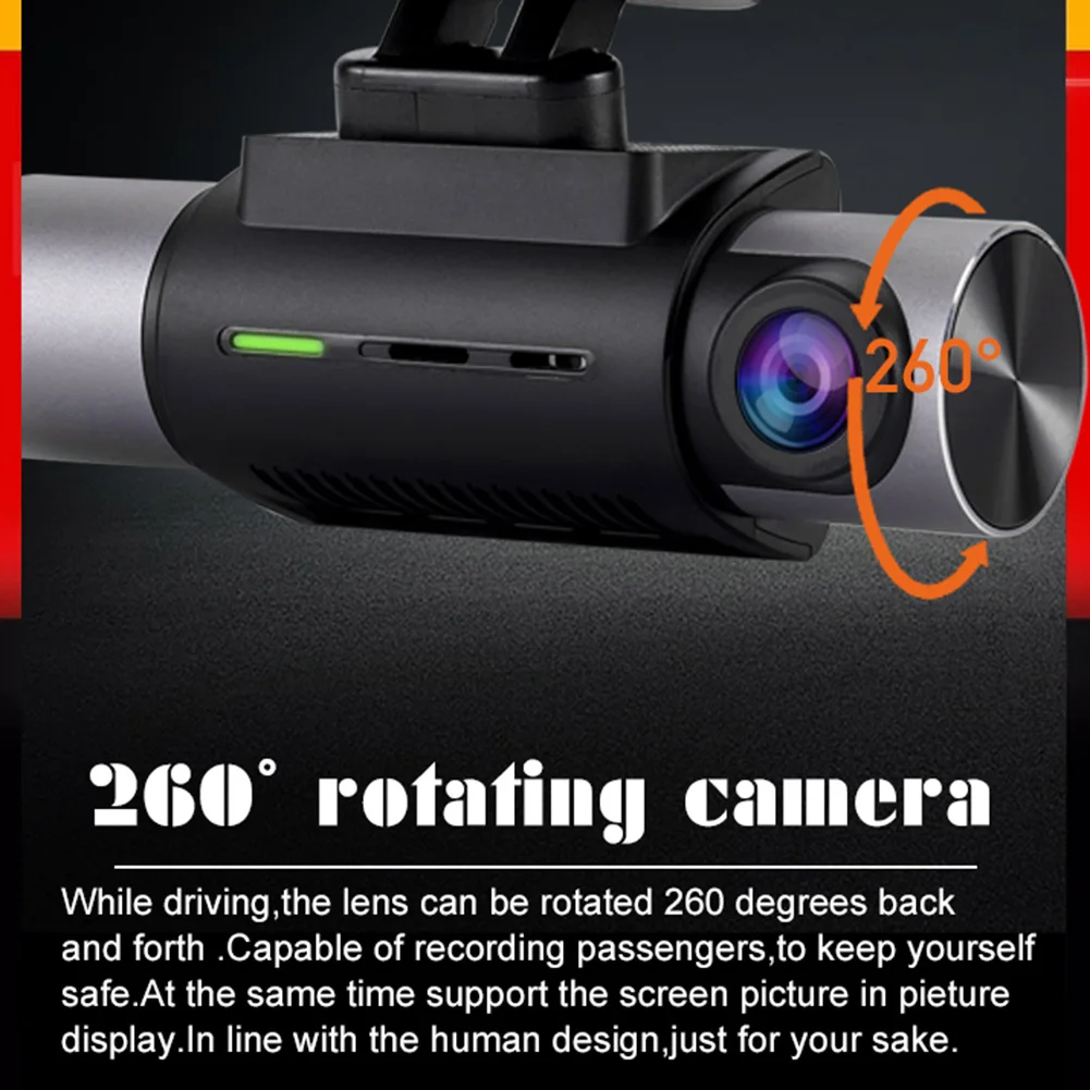 

VODOOL Dual Lens 2 inch HD 1080P driving DVR/Dash Cameras Car Dash Cam Dashboard Camera 135 Driving DVR Cars recorder