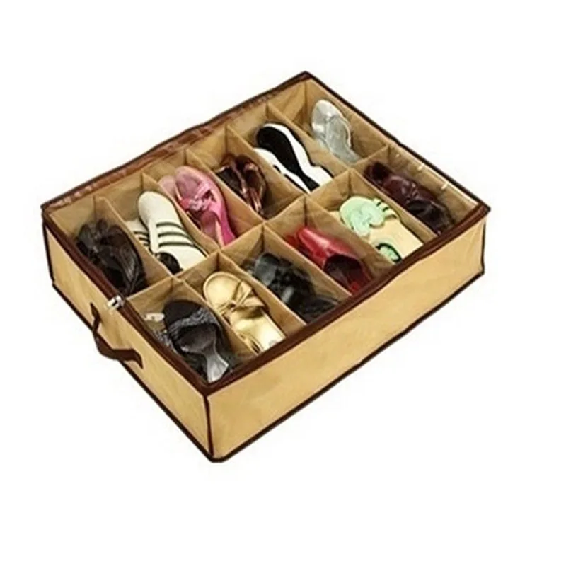 Креативная Бытовая 12 сетка прозрачная коробка для хранения обуви запах и