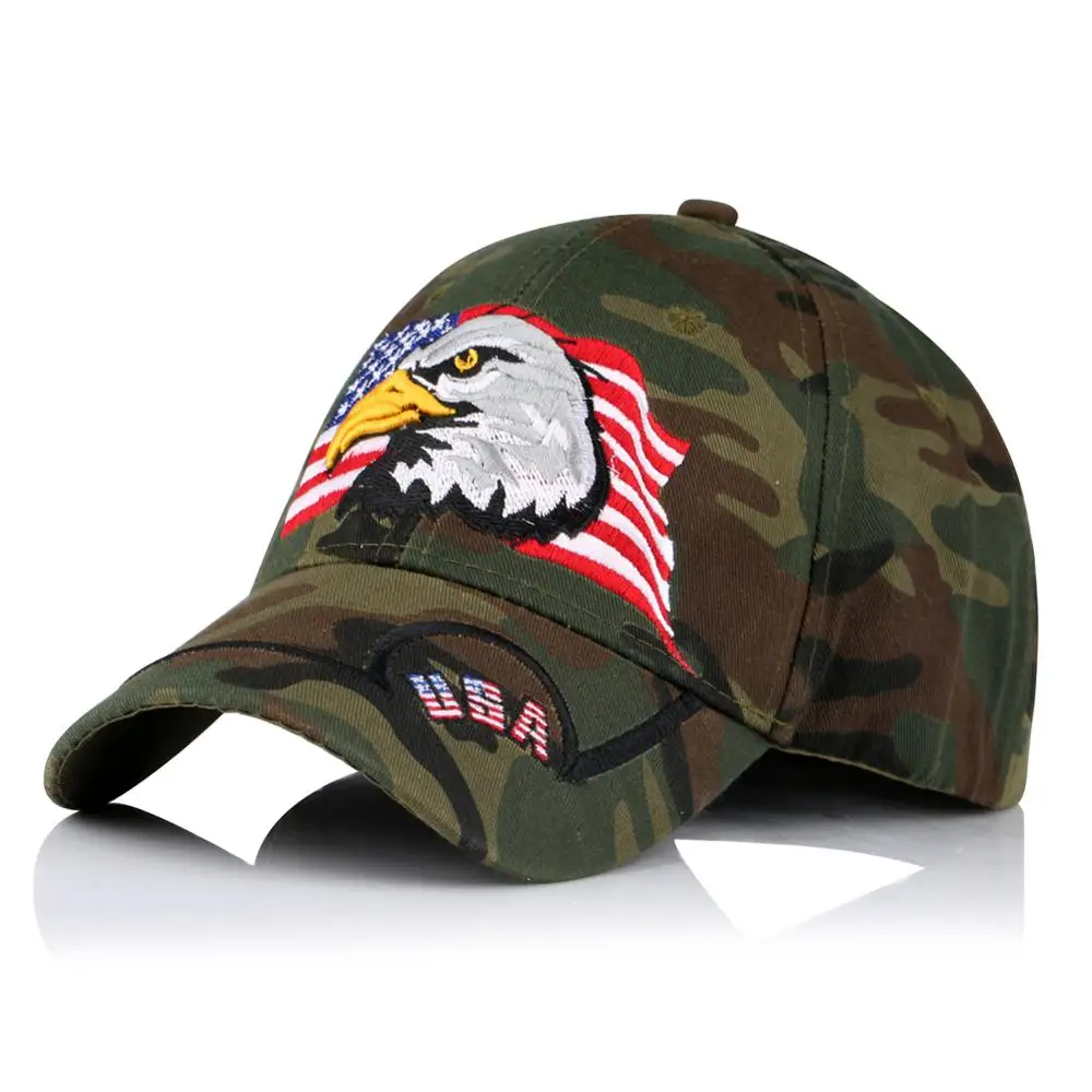 Камуфляжная бейсбольная кепка для мужчин регулируемая американская Женская