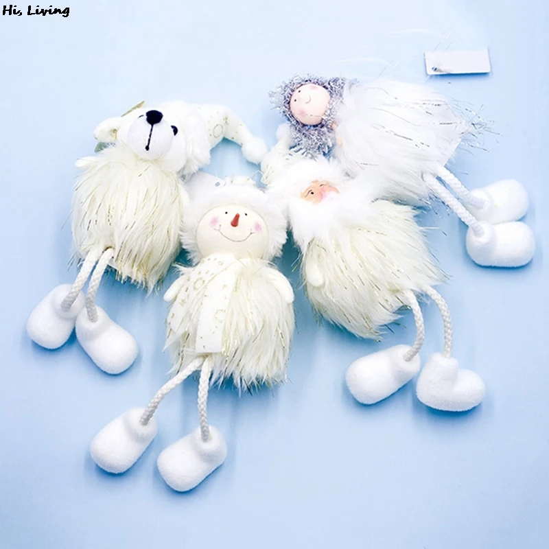 Новогодние и рождественские плюшевые украшения для кукол Санта-Клауса 2021