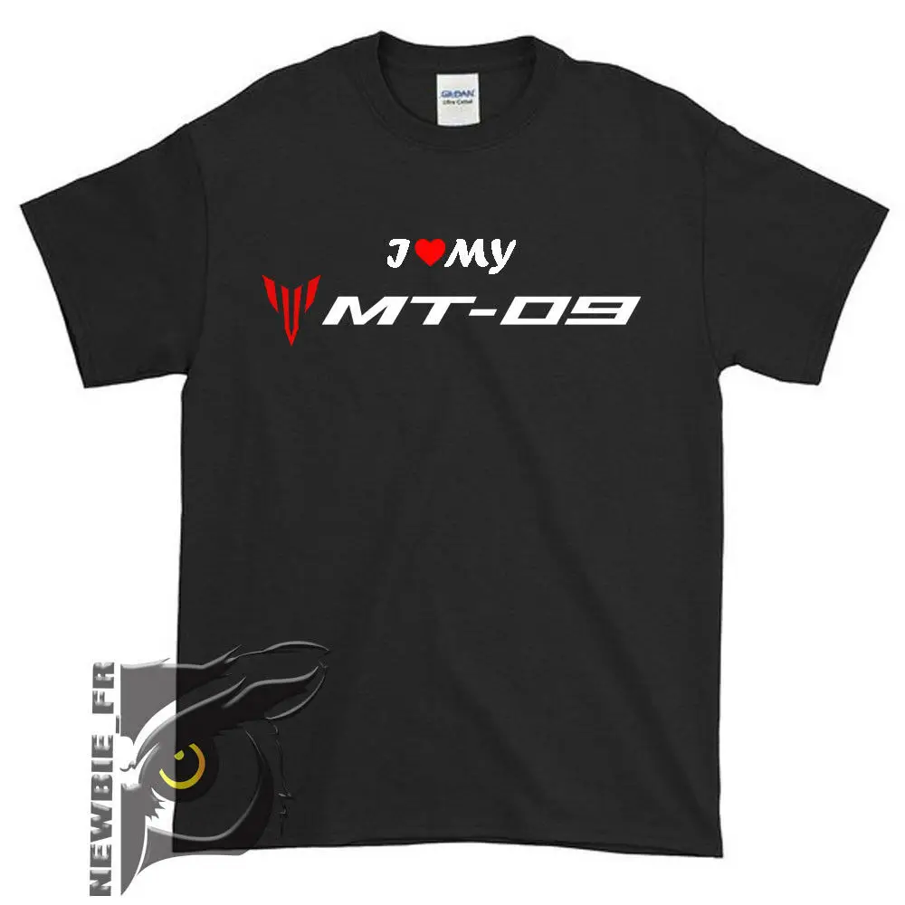 

T-Shirt Persona Lizzato I Love My Mt 09 Shirt Brand Clothing Men O-Neck Active Shorts T Shirts