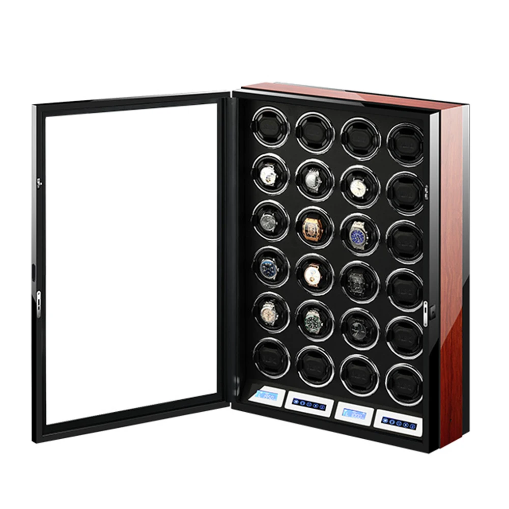 

watch winder box watch display watch winder watch collector with LED touch screen display