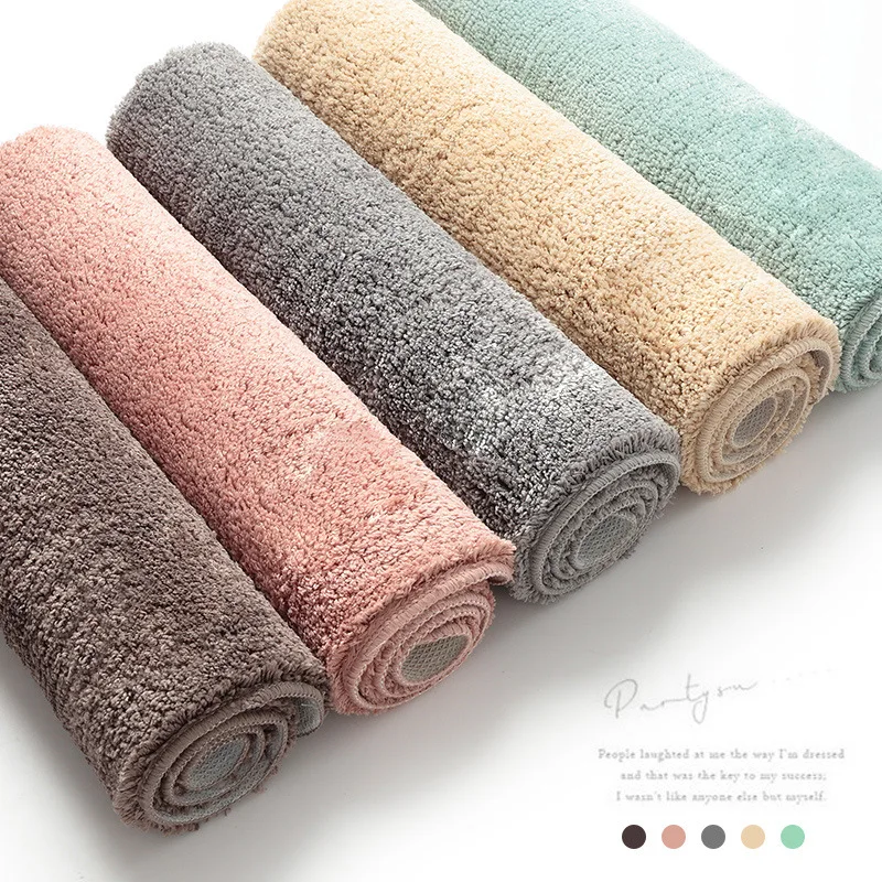 Ковры для гостиной сплошной цвет абсорбирующий быстросохнущий нескользящий не