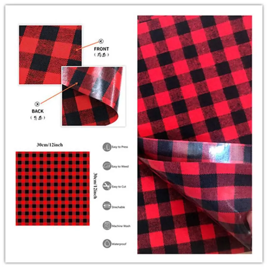 Модное домашнее украшение красного и черного цвета без рукавов в клеточку