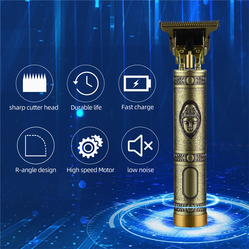 

CkeyiN Hair Clipper Professional Electric Hair Trimmer 0mm Baldheaded Beard Shaving Finishing Hair Cutting Machine Hair Cutter