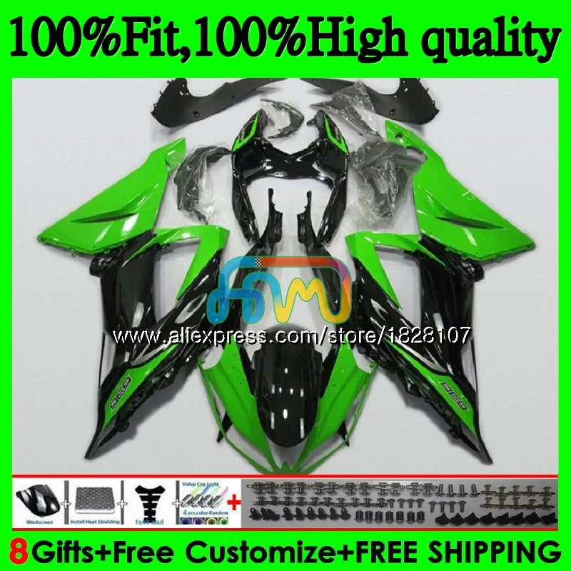 

Инъекции для KAWASAKI ZX 6R ZX-636 ZX 636 ZX636 25BS.19 ZX-6R ZX6R 13 14 15 16 17 2013 2014 2015 2016 2017 черный зеленый обтекатель