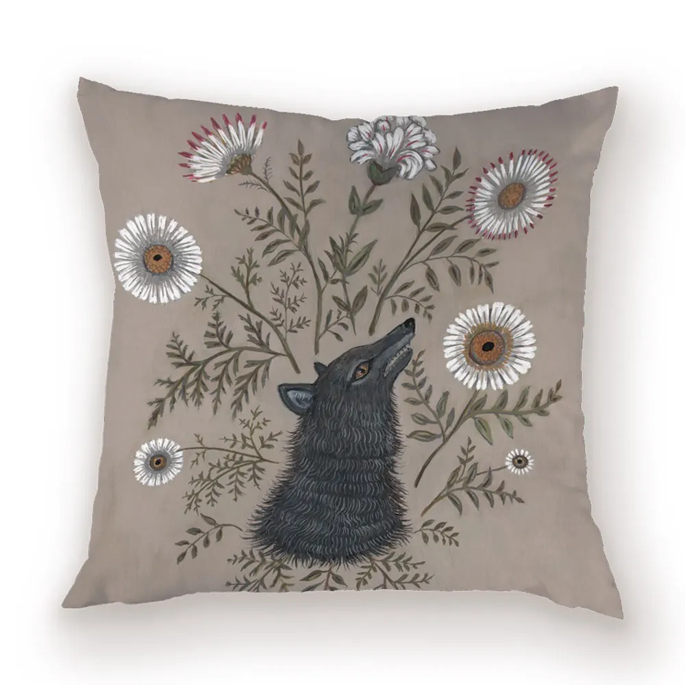 Винтажный цветочный чехол для подушки, высококачественные Чехлы для подушек, белые декоративные Чехлы для подушек Kissen