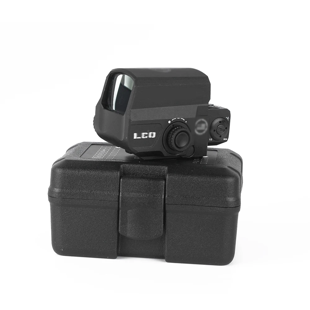 Охотничий прицел LUGER LCO с красной точкой тактический голографический для