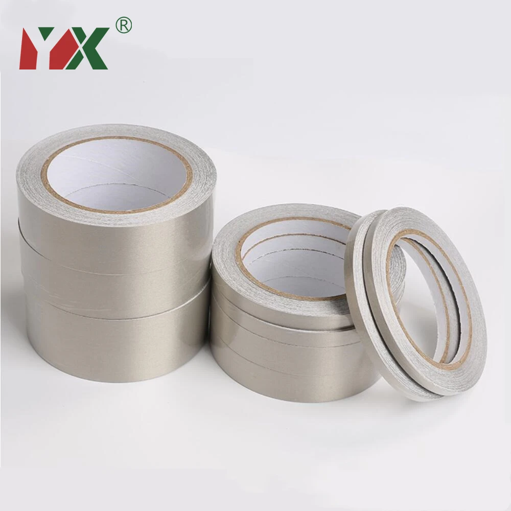 YX Серебряная проводящая тканевая лента односторонняя клейкая для ноутбука