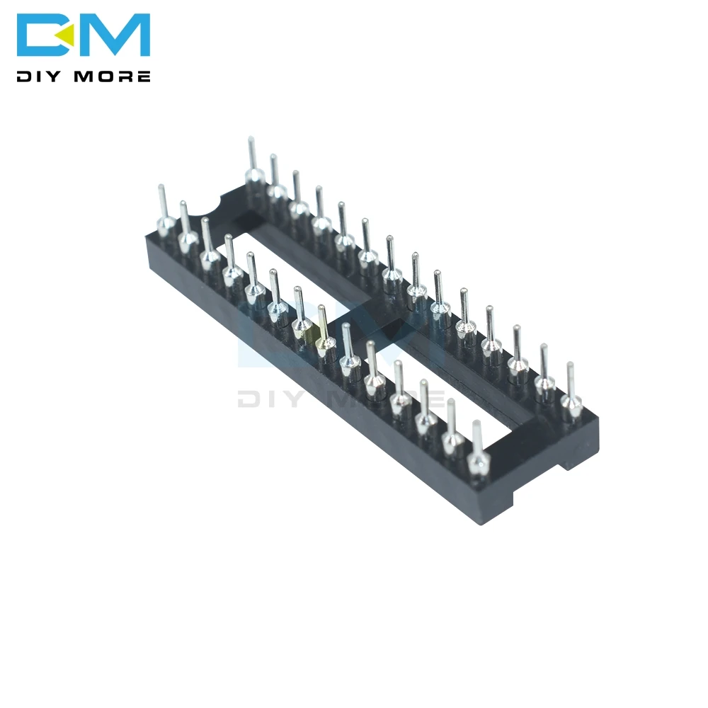 5 шт. 28 Pin DIP SIP круглый ИС адаптер припоя Тип узкий тип Scoket DIY Kit 28pin