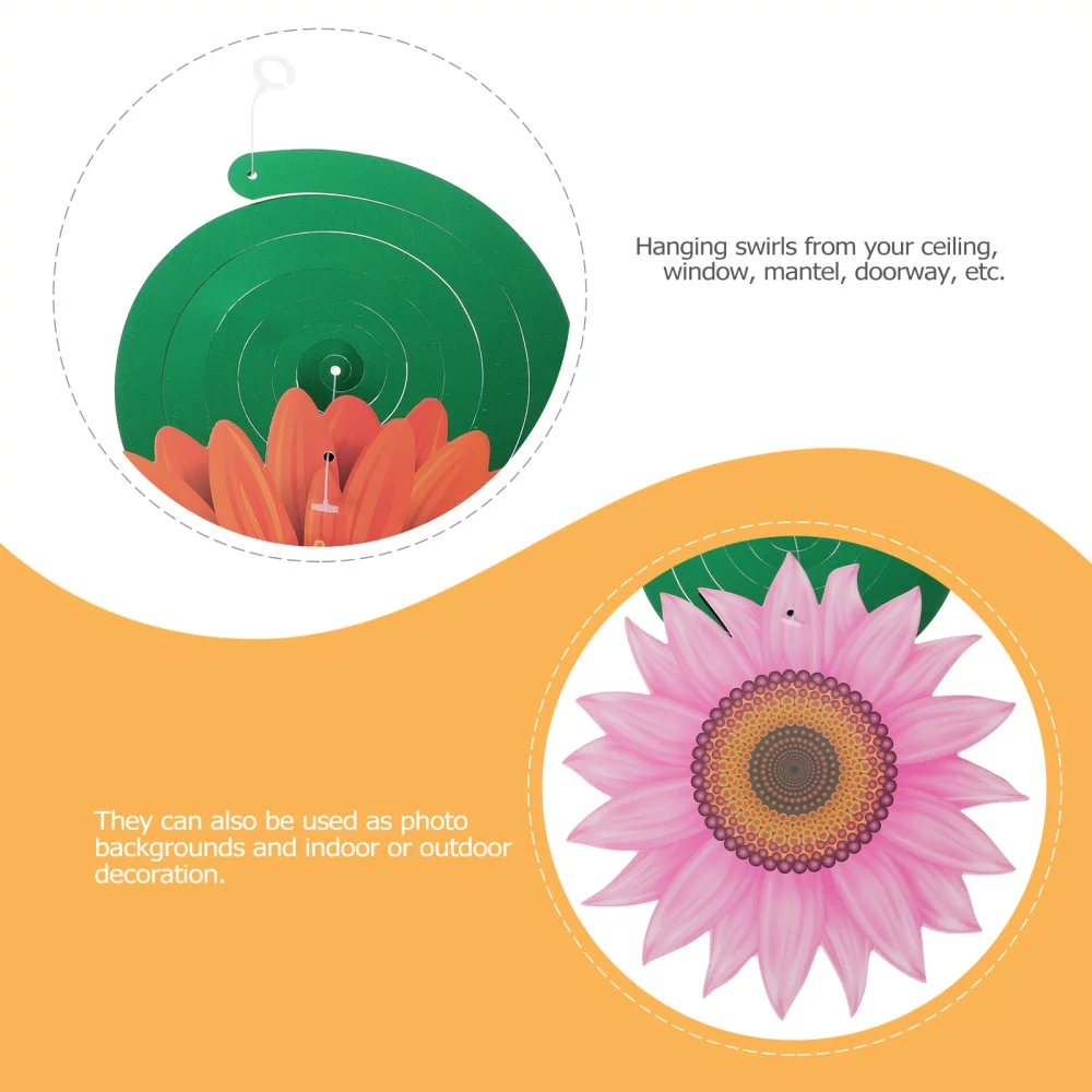 

30pcs Sunflower Hanging Swirl Decor Ceiling Decoration for Party Festival