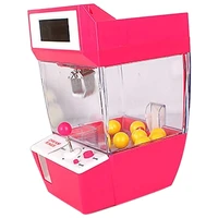 doll claw machine mini slot game vending candy machine grabber arcade desktop caught fun music funny toys gadgets kids