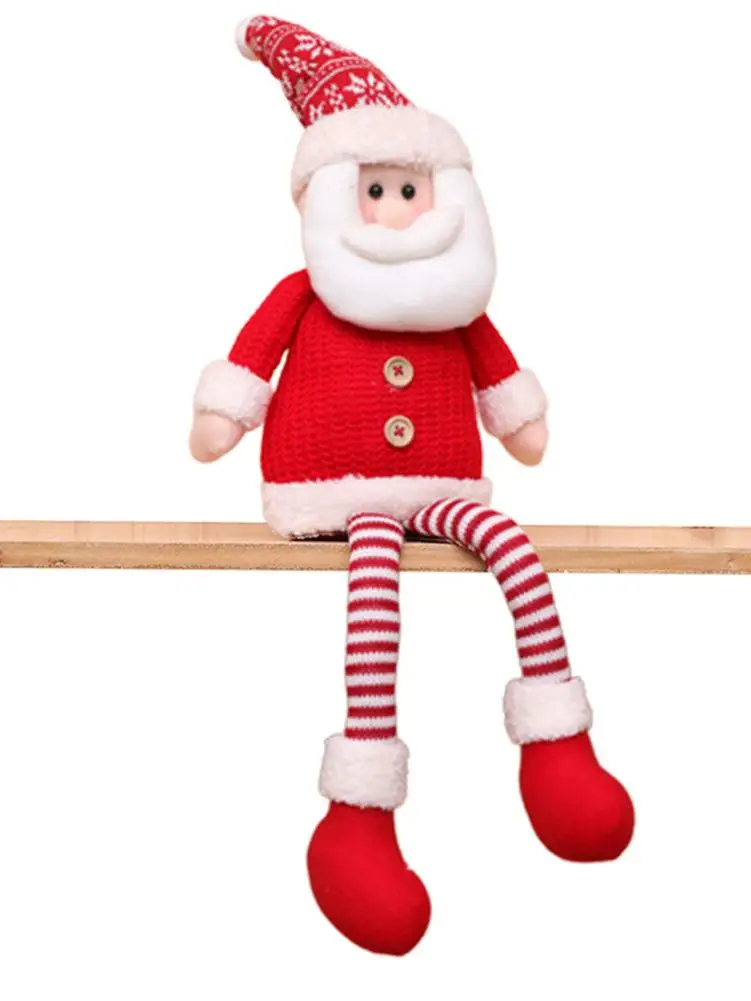 Большой размер Рождественская кукла Санта Клауса Рождественское украшение для