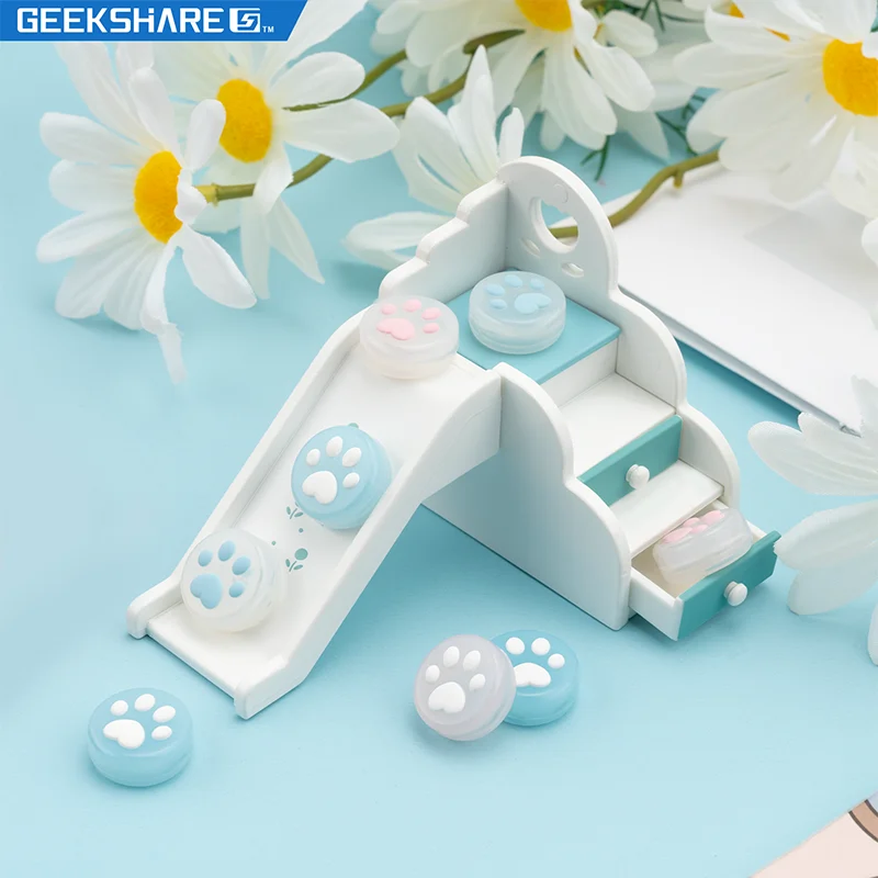 

Силиконовые колпачки GeekShare для джойстика Nintendo Switch, для джойстика OLED, чехол для джойстика Nintendo Switch Lite