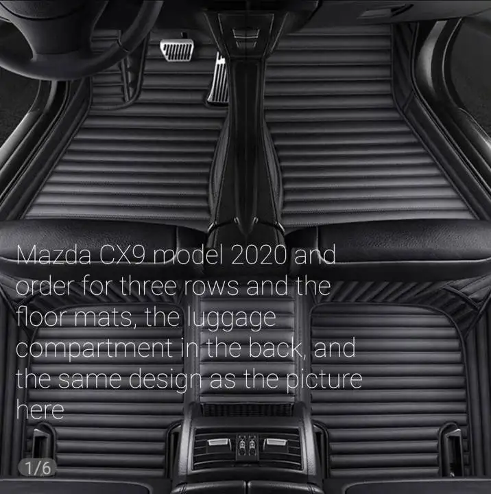 

Mazda CX 9 2020 three-row car floor mat