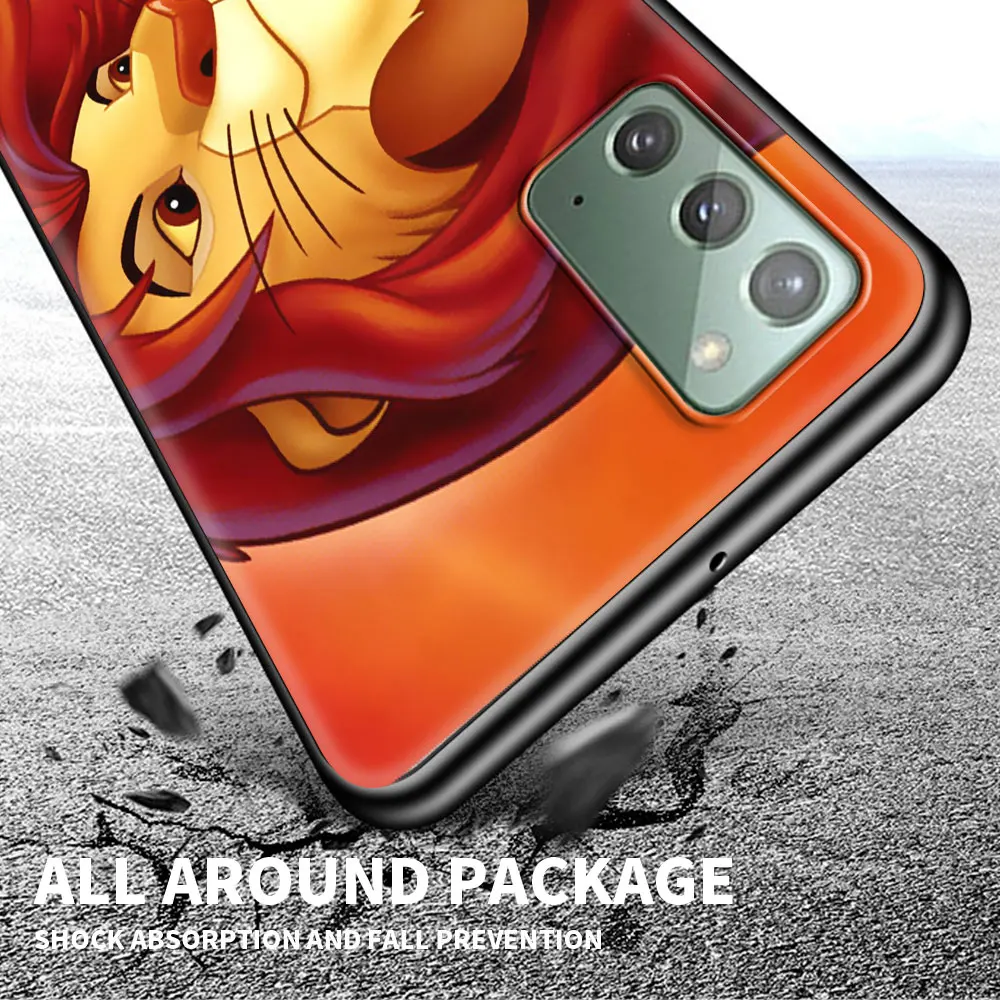 

Lion King Cover For Samsung Galaxy Note 20 Ultra 10 Plus Lite 5G Phone Case for Galaxy 9 8 Soft Fundas TPU Shell