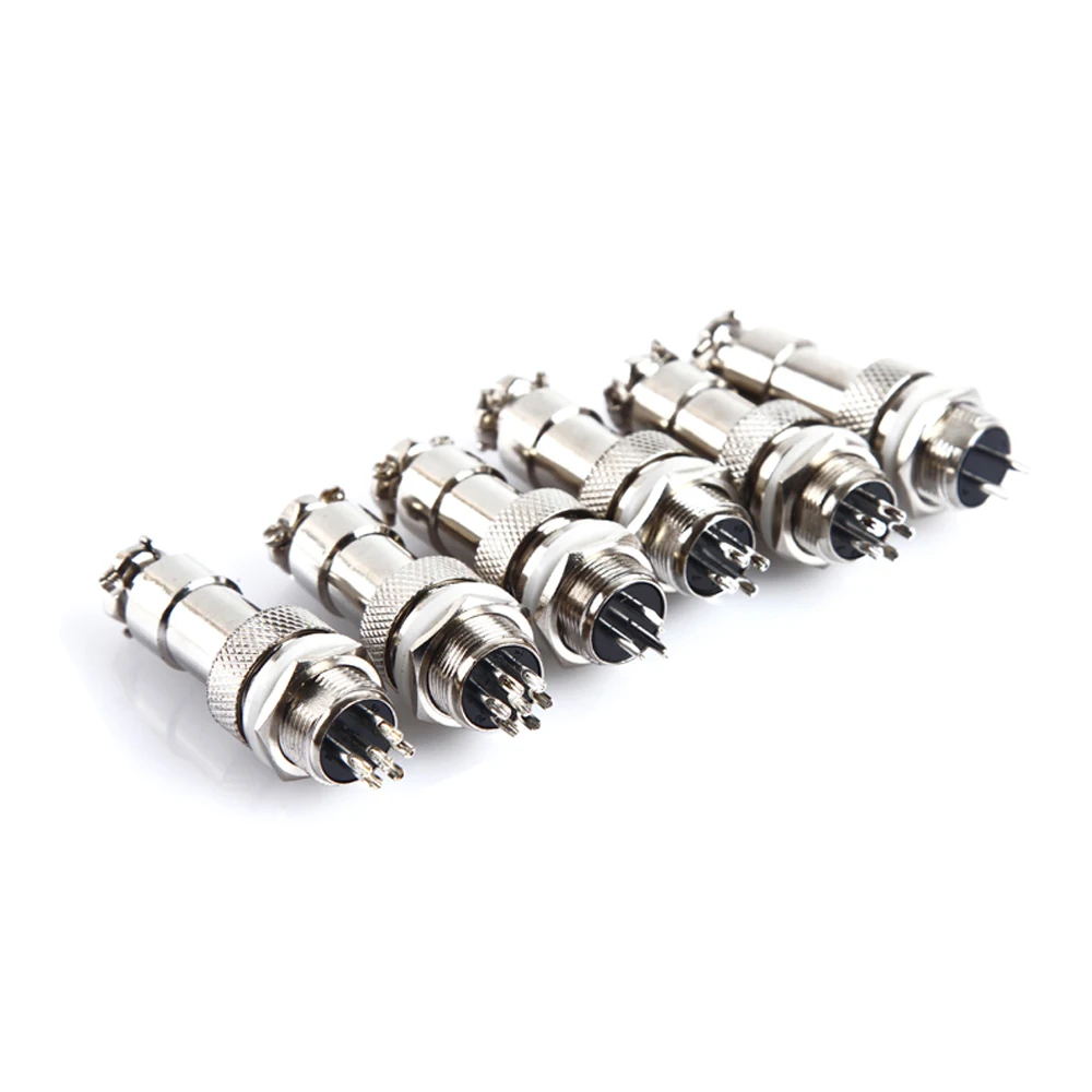 7-контактный разъем 12 мм стандартный штекер и для авиационного кабеля |