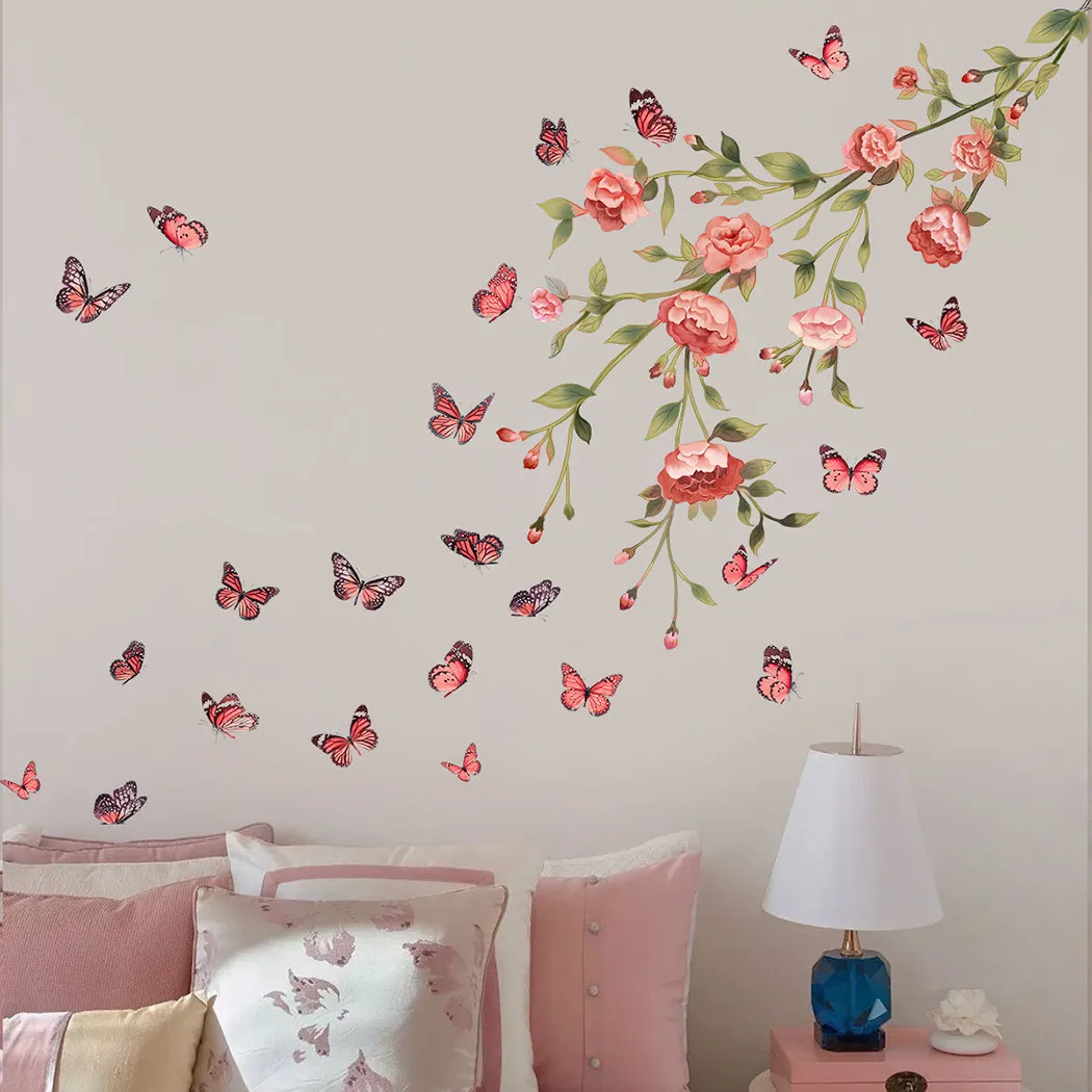 

DIY Wall Sticker Decal Decoration Flower Home Large Living Room Removable
