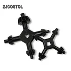 Сверлильный патрон ZJCOSTOL 4 в 1, ключ для сверлильного станка, ручной сверлильный инструмент, 4 ключа, размеры для затяжки, расшатывающий патрон