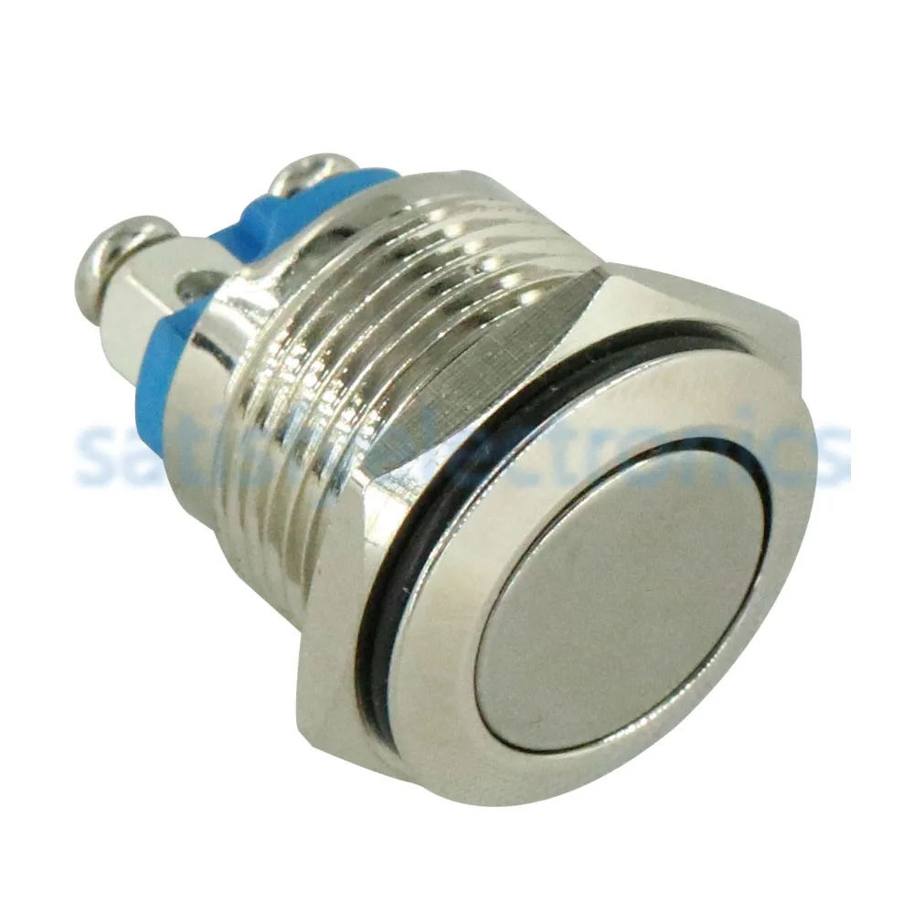 Металлическая кнопка запуска звукового сигнала металлическая из нержавеющей