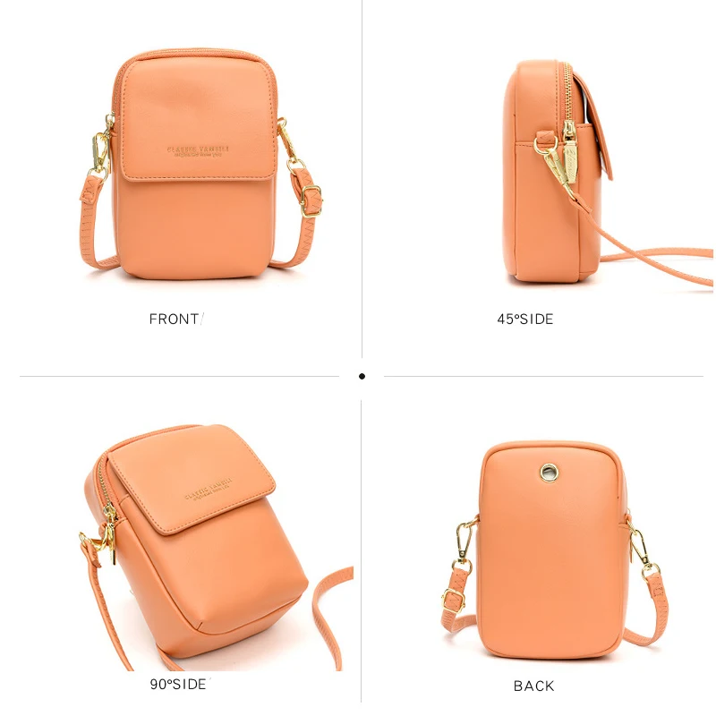 FOSIZZO Bag For Phone Cheap Handbag PU Leather Crossbody Designer Summer Bag Phone Shoulder Bag Small Trend Chic Bag  #5334