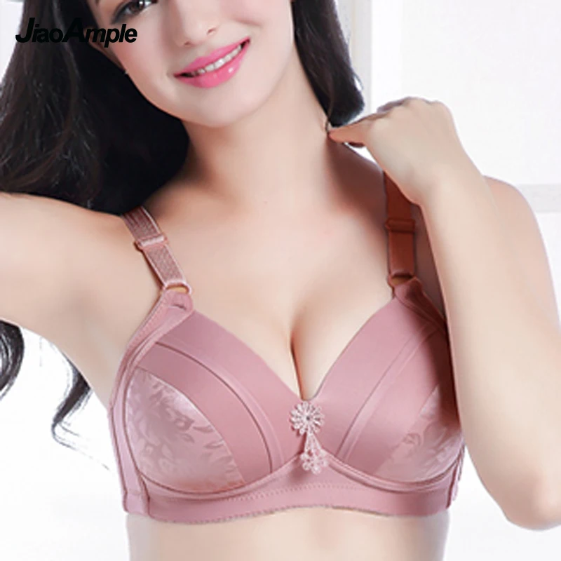 

Women's Thin Push Up Sexy Underwear Comfortable Breathable One-piece Graceful Seamless Bra Without Underwire Brassiere