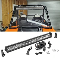 for polaris rzr xp 1000 900 models 30 inches 180w straight led light bar spot with wiring kit and below roof mounting bracket