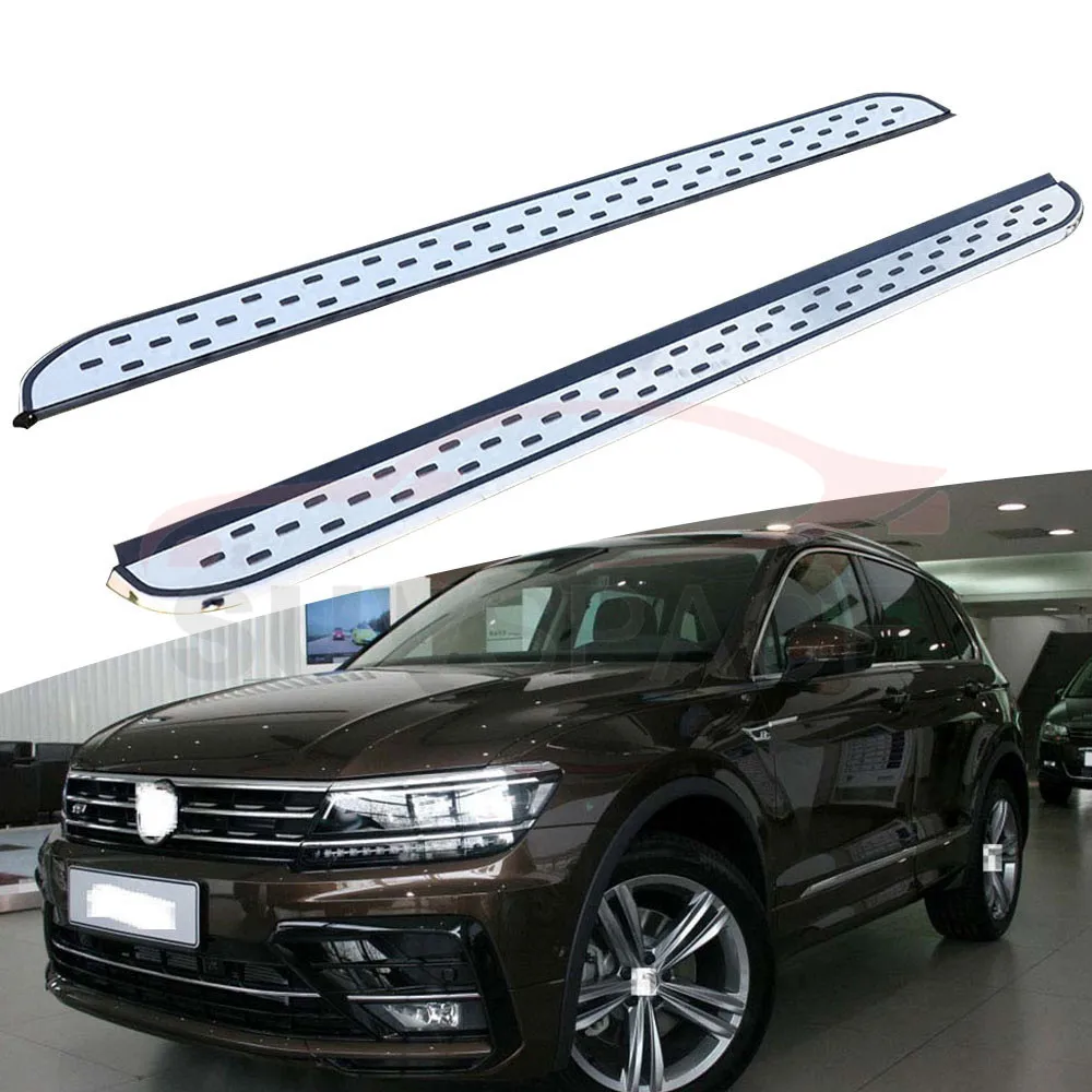 Боковой Шаг подходит для VW Tiguan 2017 2018 2019 Беговая доска nerf bar 2 шт. Левая Правая